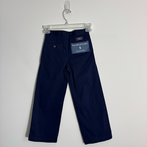 Polo By Ralph Lauren Boys Navy The Andrew Pants Size 6 Pleated Front NWT - Picture 3 of 6
